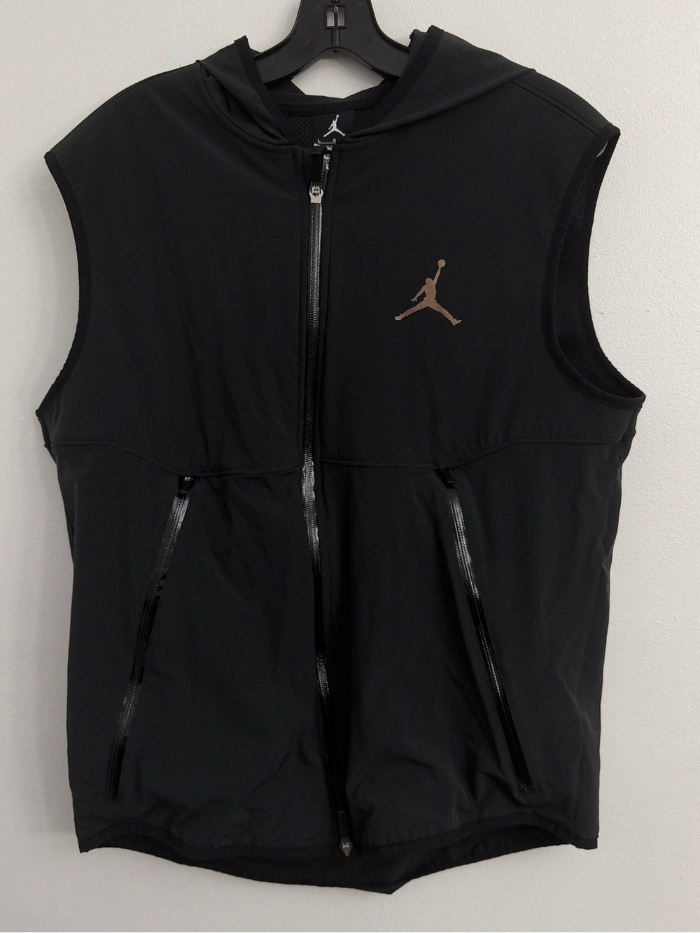Jordan Dri-FIT Performance Jumpman Full-Zip Hooded Vest Sz L